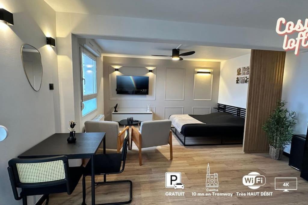 Charmant Studio Neuf, Hypercentre, Parking, Balcon Страсбург Екстер'єр фото